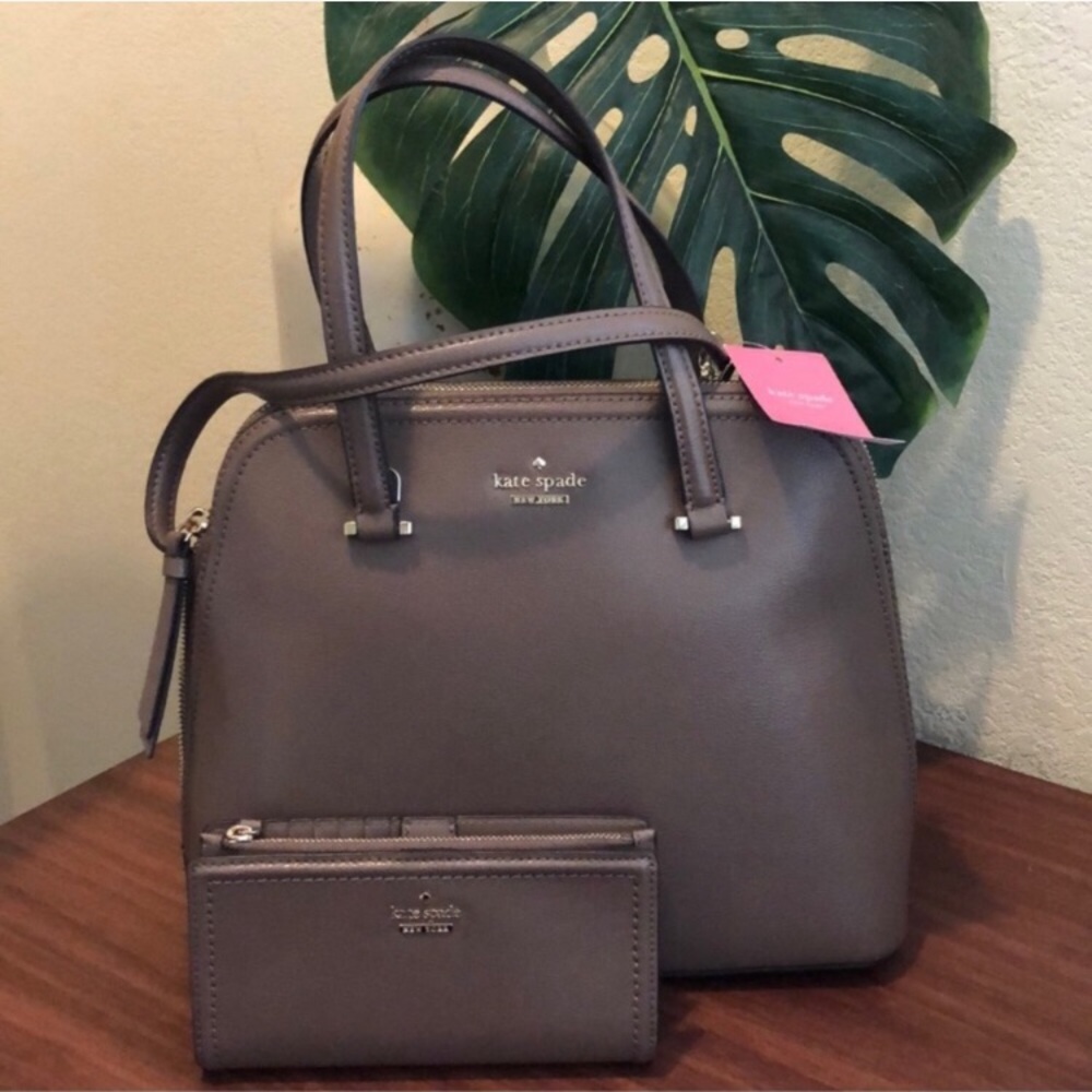 NWT KATW SPADE Medium Dome Satchel & Wallet
